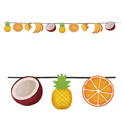 Guirlande de fruits exotiques 3m