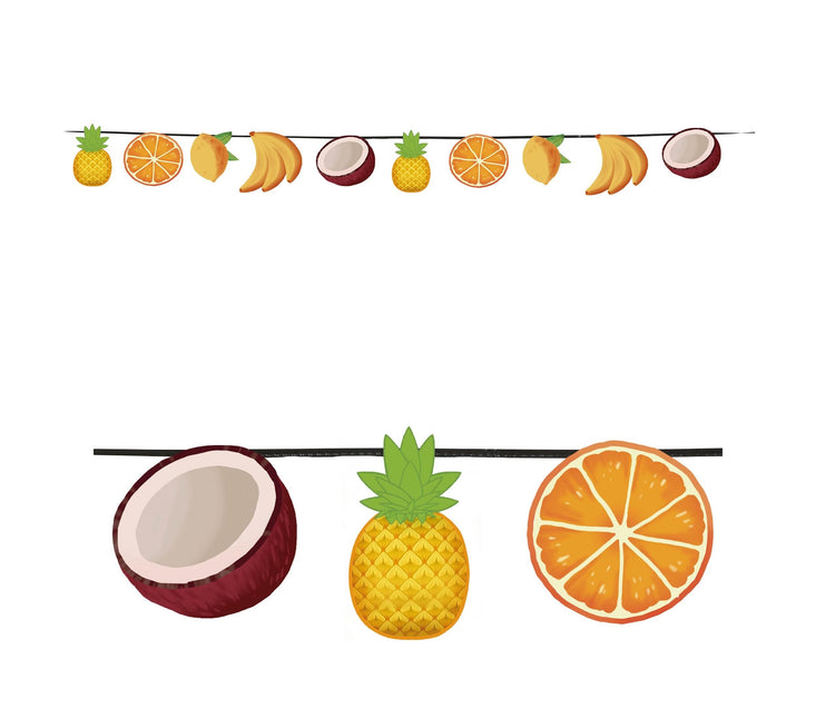 Guirlande de fruits exotiques 3m