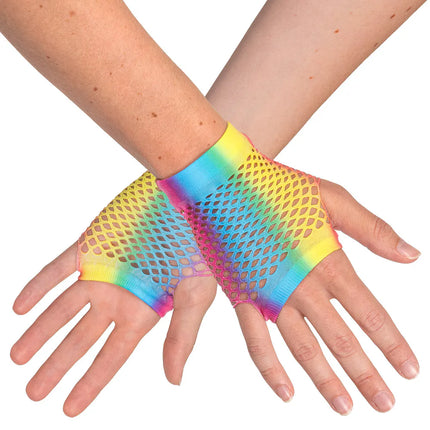Visnet Handschoenen Regenboog