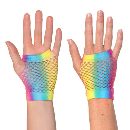 Visnet Handschoenen Regenboog