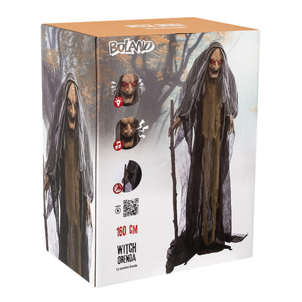 Poupée d'Halloween Sorcière 1.6m