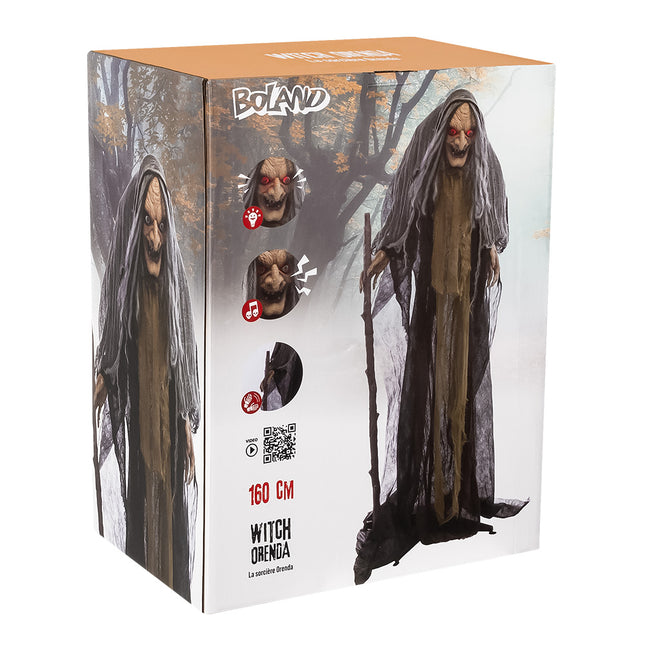 Poupée d'Halloween Sorcière 1.6m