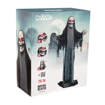 Poupée d'Halloween Faucheuse grise 1.8m