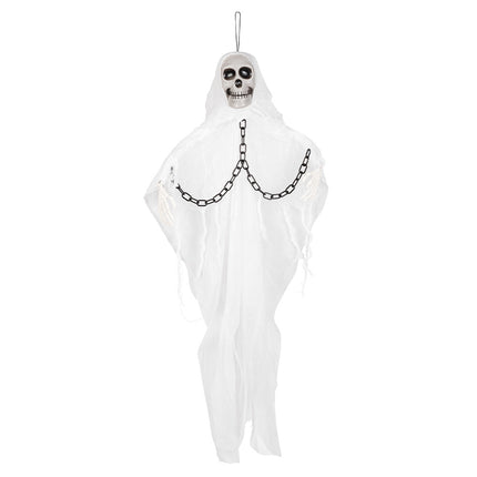 Décoration suspendue d'Halloween Fantôme blanc 60cm