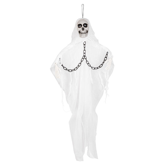 Décoration suspendue d'Halloween Fantôme blanc 60cm