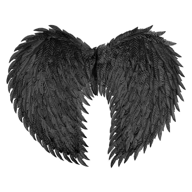 Ailes d'Halloween Ange noir 55cm