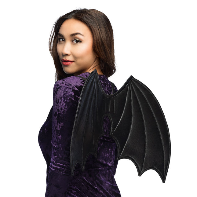 Ailes d'Halloween Chauve-souris noire 61cm