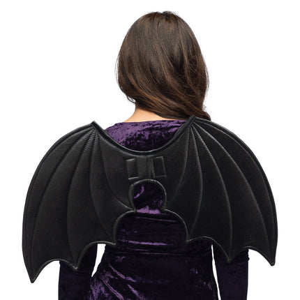Ailes d'Halloween Chauve-souris noire 61cm