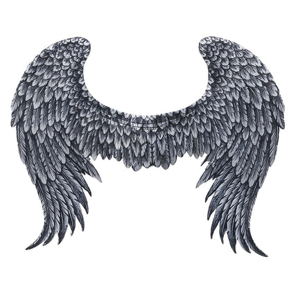 Ailes d'Halloween Ange gris