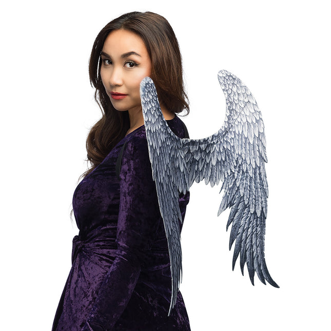 Ailes d'Halloween Ange gris