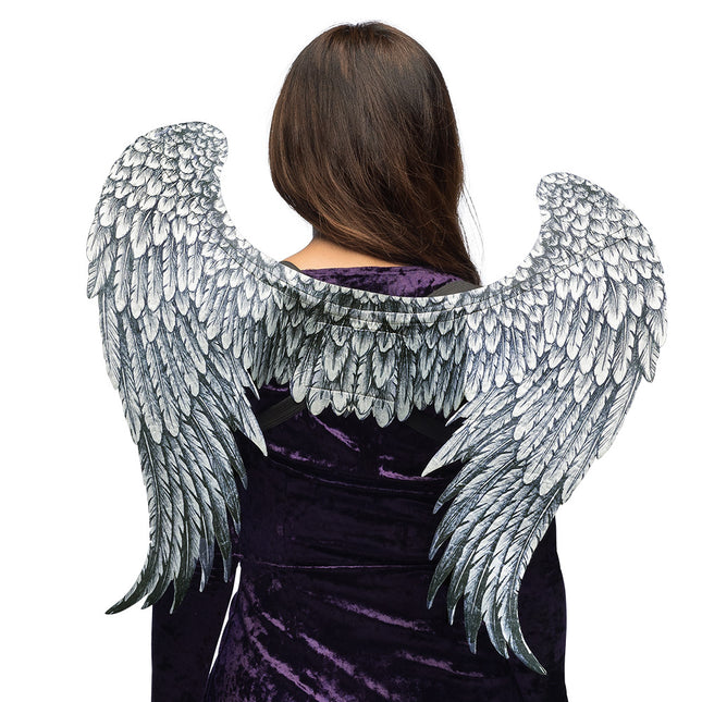 Ailes d'Halloween Ange gris