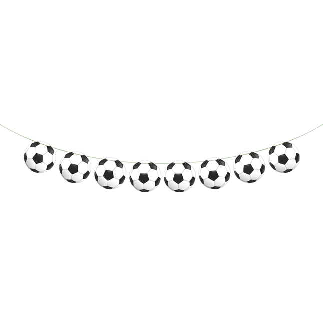 Voetbal Slinger Zwart Wit 2m
