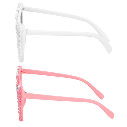 Lot de 3 lunettes de fête « Bridal pearl » (mariée et équipe de la mariée)