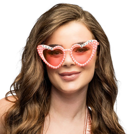 Lot de 3 lunettes de fête Pearl « Team bride »