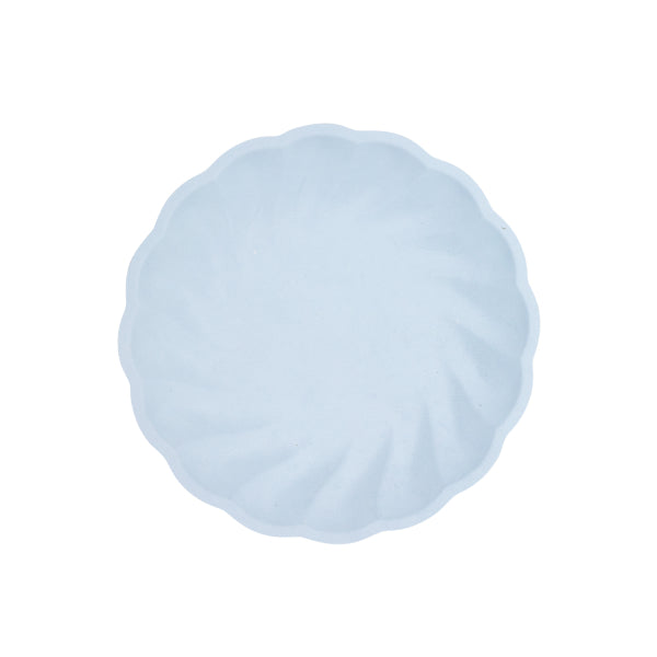 6 assiettes 18,8cm bleu