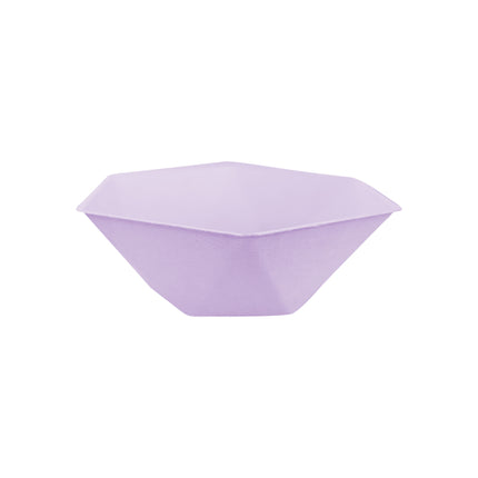 6 bols hexagonaux 15,8 x 13,7 cm, violet