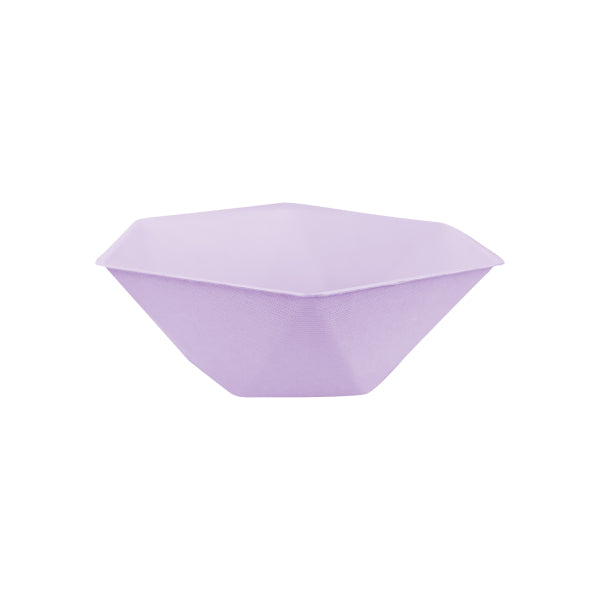 6 bols hexagonaux 15,8 x 13,7 cm, violet