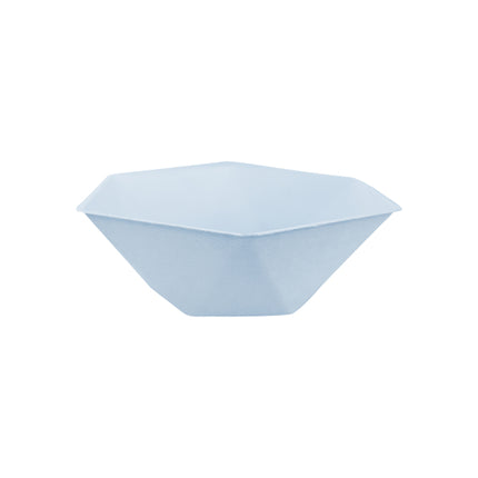 6 bols hexagonaux, 15,8 x 13,7 cm, bleu