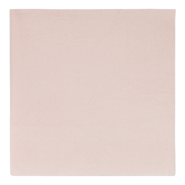 20 serviettes 3 plis 33x33cm rose