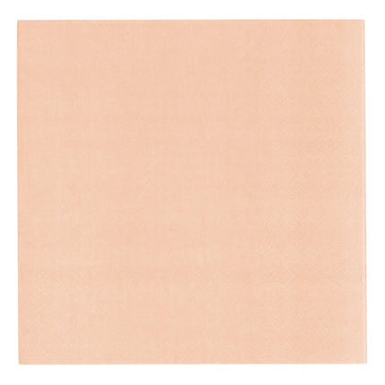 Serviettes de table orange cantaloup 3 couches 33cm 20pcs