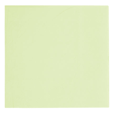 20 serviettes de table 3 plis 33x33cm vert