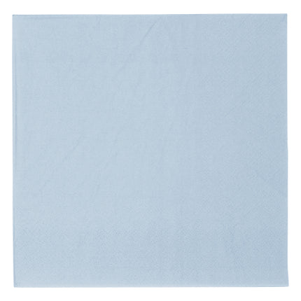 20 serviettes 3ply 33x33cm bleu