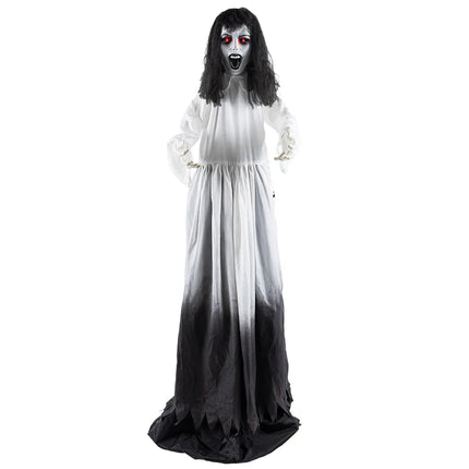 Décoration sur pied « Ghost widow » (pop-up de 185 à 225 cm)