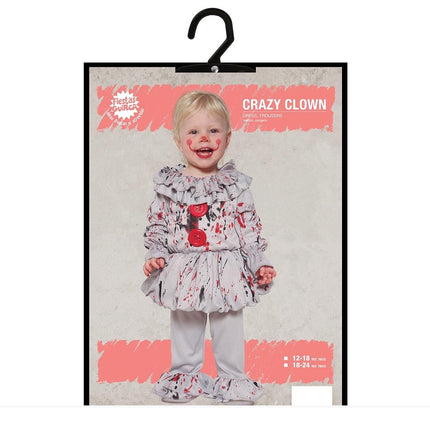 Costume d'Halloween Baby Clown