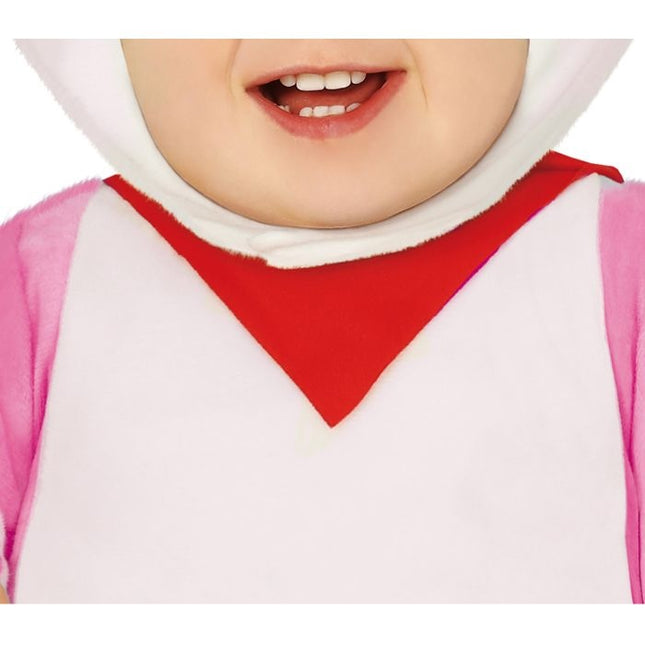 Costume de requin bébé rose