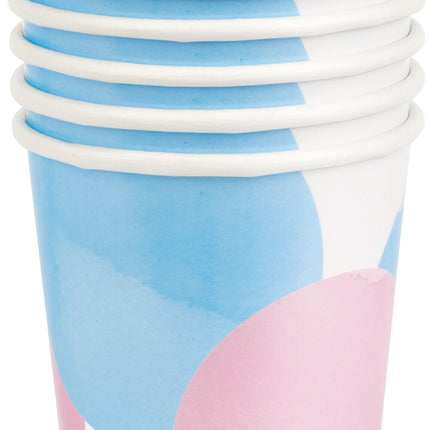 Gobelets Gender Reveal en papier 266ml 8pcs