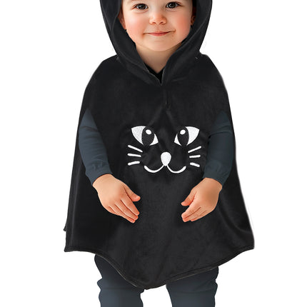 Poncho d'Halloween Baby Cat