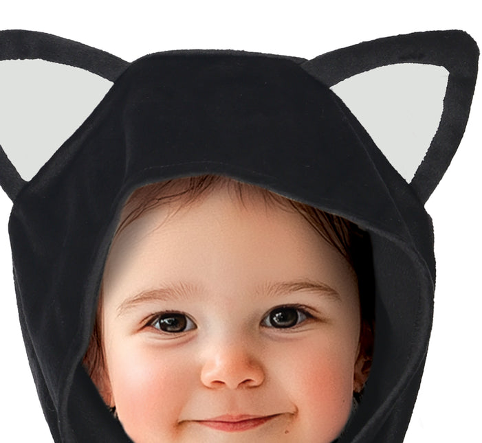 Poncho d'Halloween Baby Cat