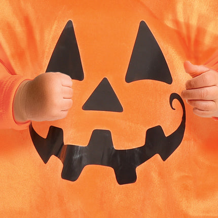 Poncho d'Halloween Bébé Citrouille