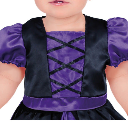 Costume d'Halloween Bébé sorcière violet