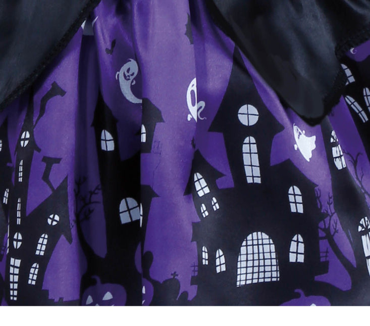 Costume d'Halloween Bébé sorcière violet