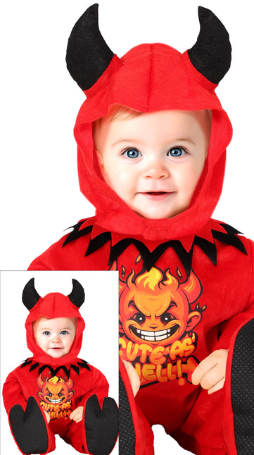 Costume d'Halloween Red Baby Devil