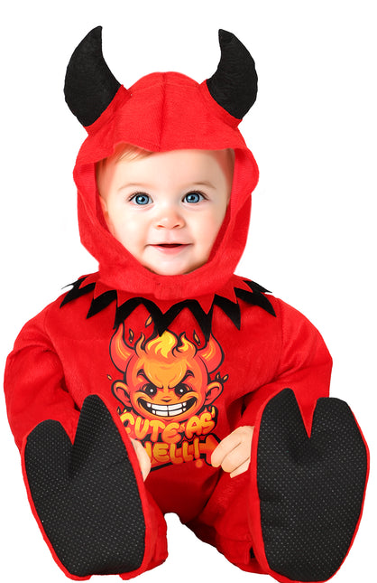 Costume d'Halloween Red Baby Devil
