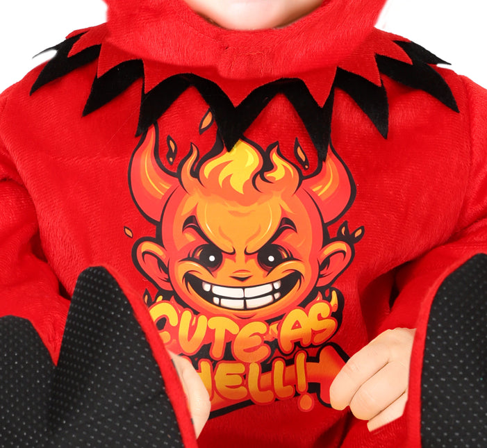 Costume d'Halloween Red Baby Devil
