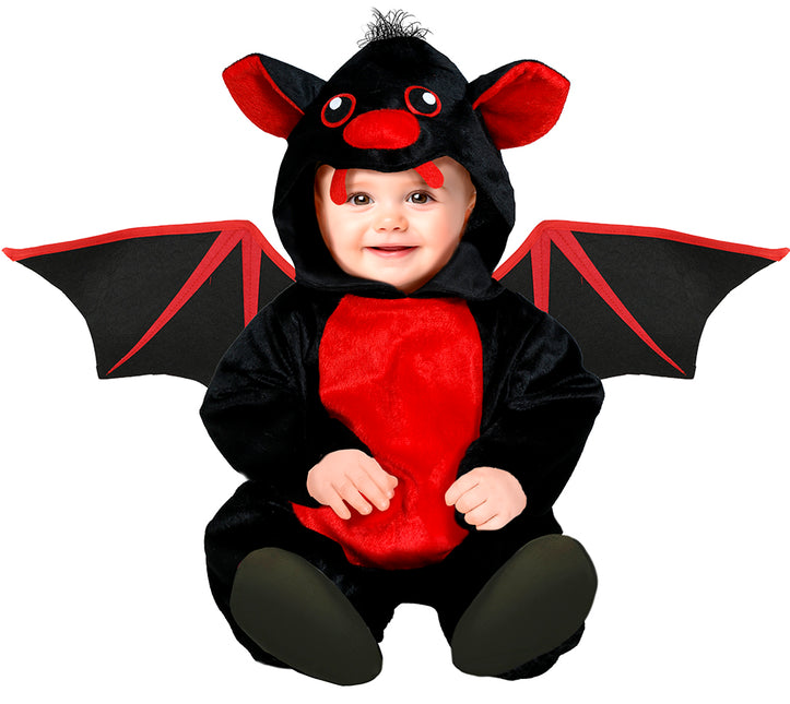 Costume d'Halloween Bébé chauve-souris rouge