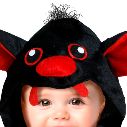 Costume d'Halloween Bébé chauve-souris rouge