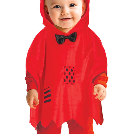 Halloween Poncho Baby Devil