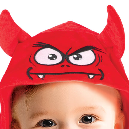 Halloween Poncho Baby Devil