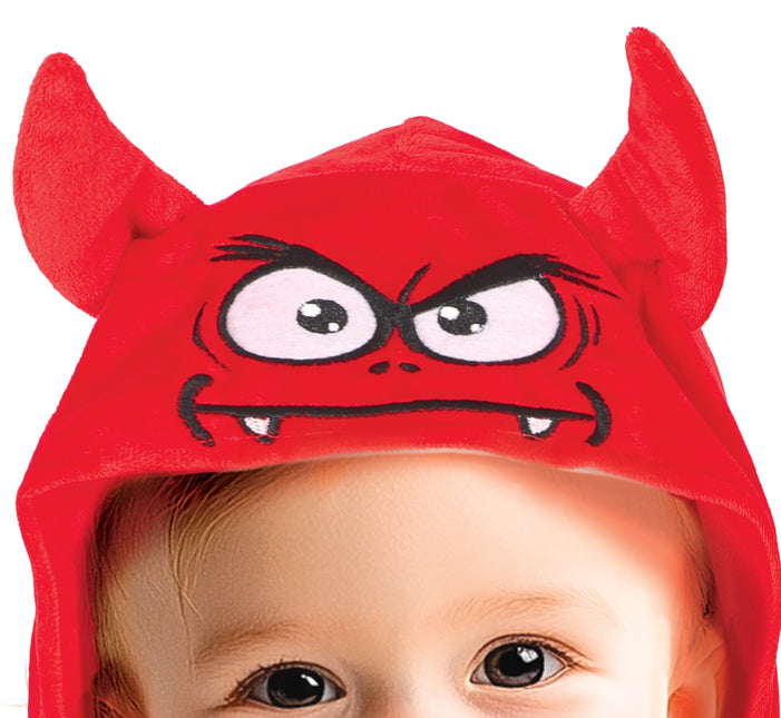 Halloween Poncho Baby Devil