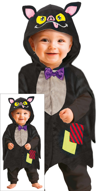 Poncho d'Halloween Bébé chauve-souris