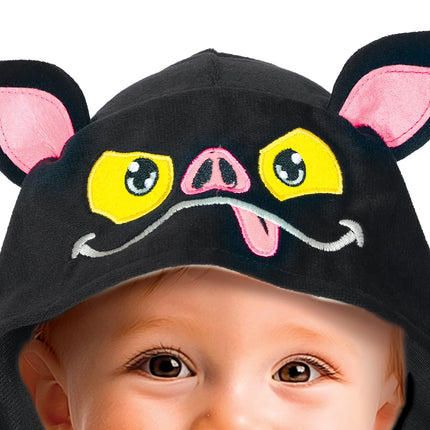 Poncho d'Halloween Bébé chauve-souris