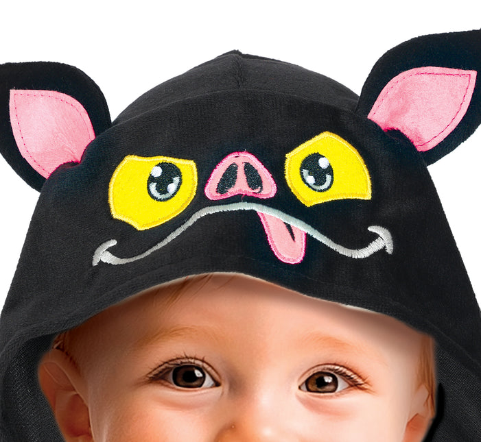 Poncho d'Halloween Bébé chauve-souris