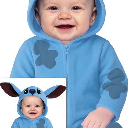 Costume de Stitch Onesie bleue pour bébé