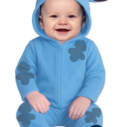 Costume de Stitch Onesie bleue pour bébé