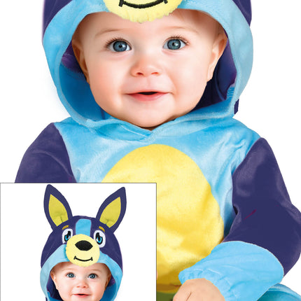 Bluey Costume Onesie bébé bleu