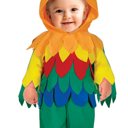 Costume de perroquet Onesie bébé arc-en-ciel